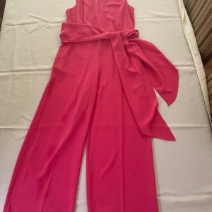 Trina Trunk NWOT bright pink jumpsuit Sz 8